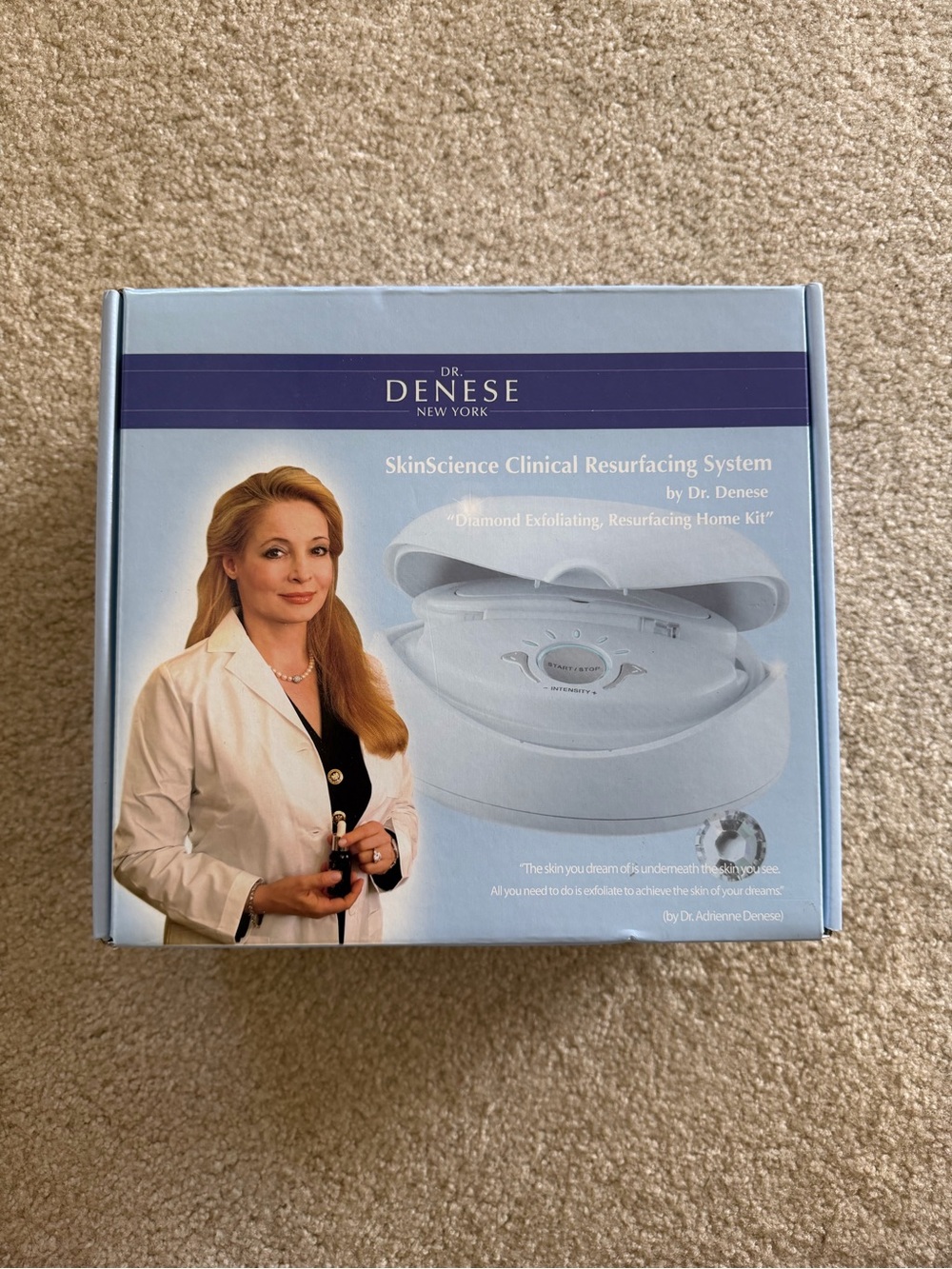 Retired Dr. Denese New York SkinScience Clinical Resurfacing System Expoliating
